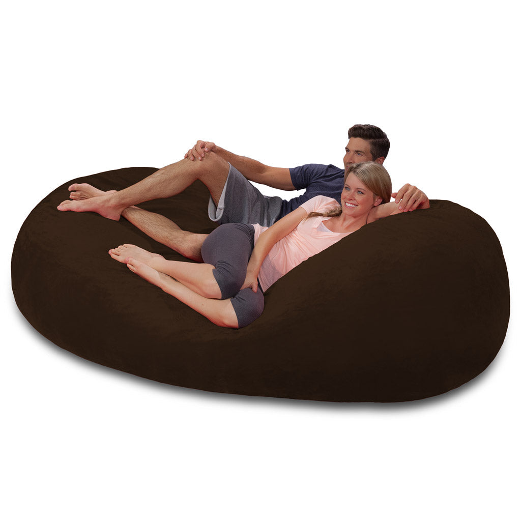 Cuddle Bag 7.5ft Lounger - Furry Fabric