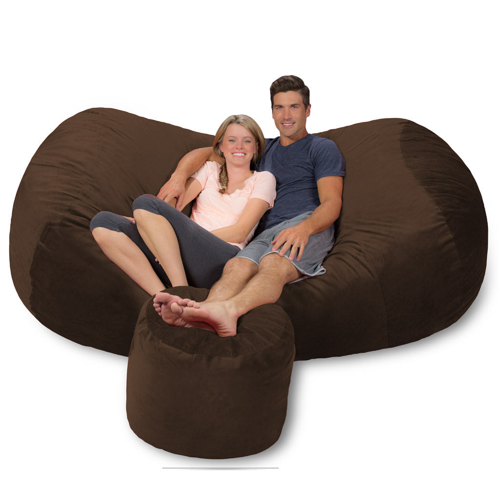 Giant Bean Bag Chair - Pebble Fabric