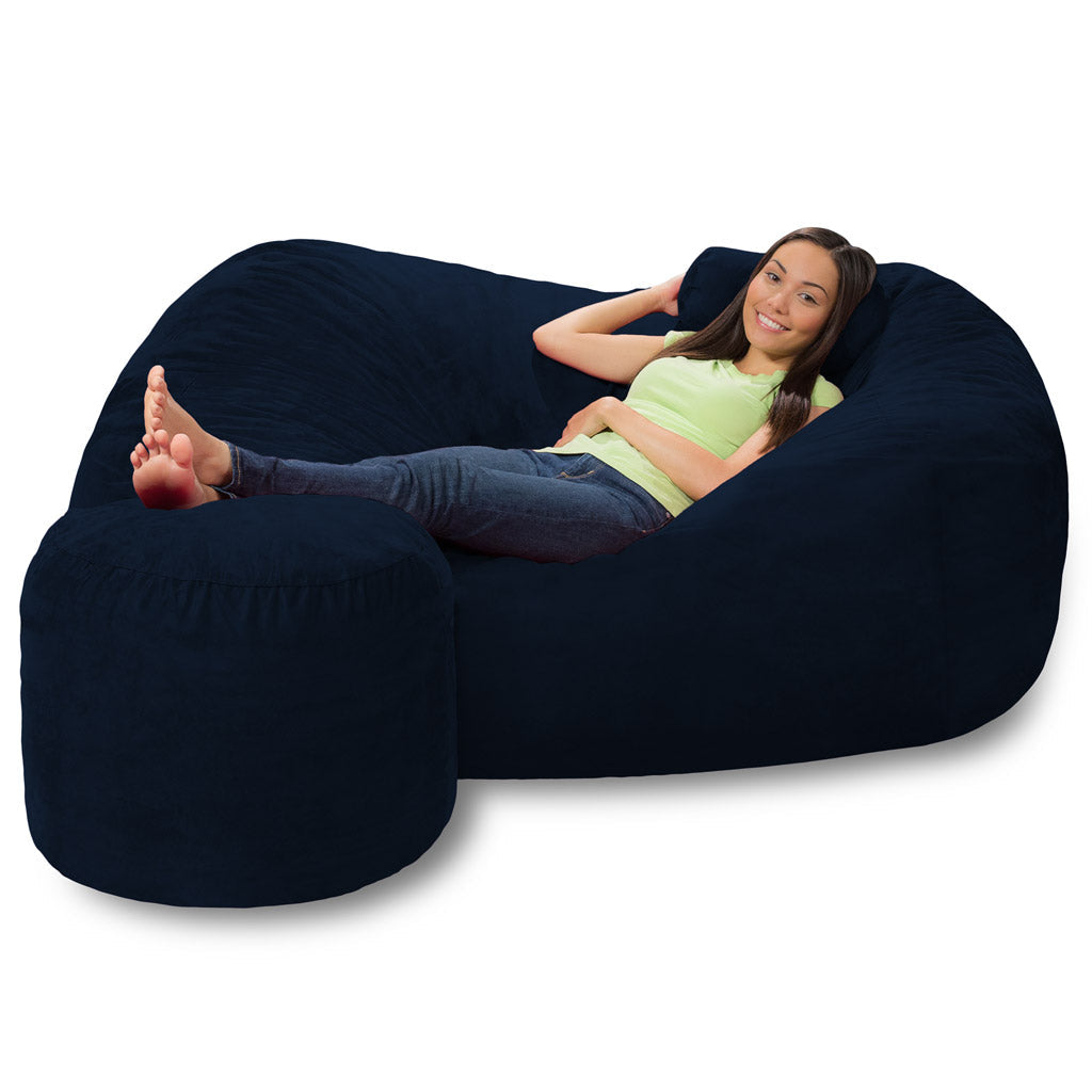 Comfy Sack 6ft Lounger Set - Microsuede Fabric